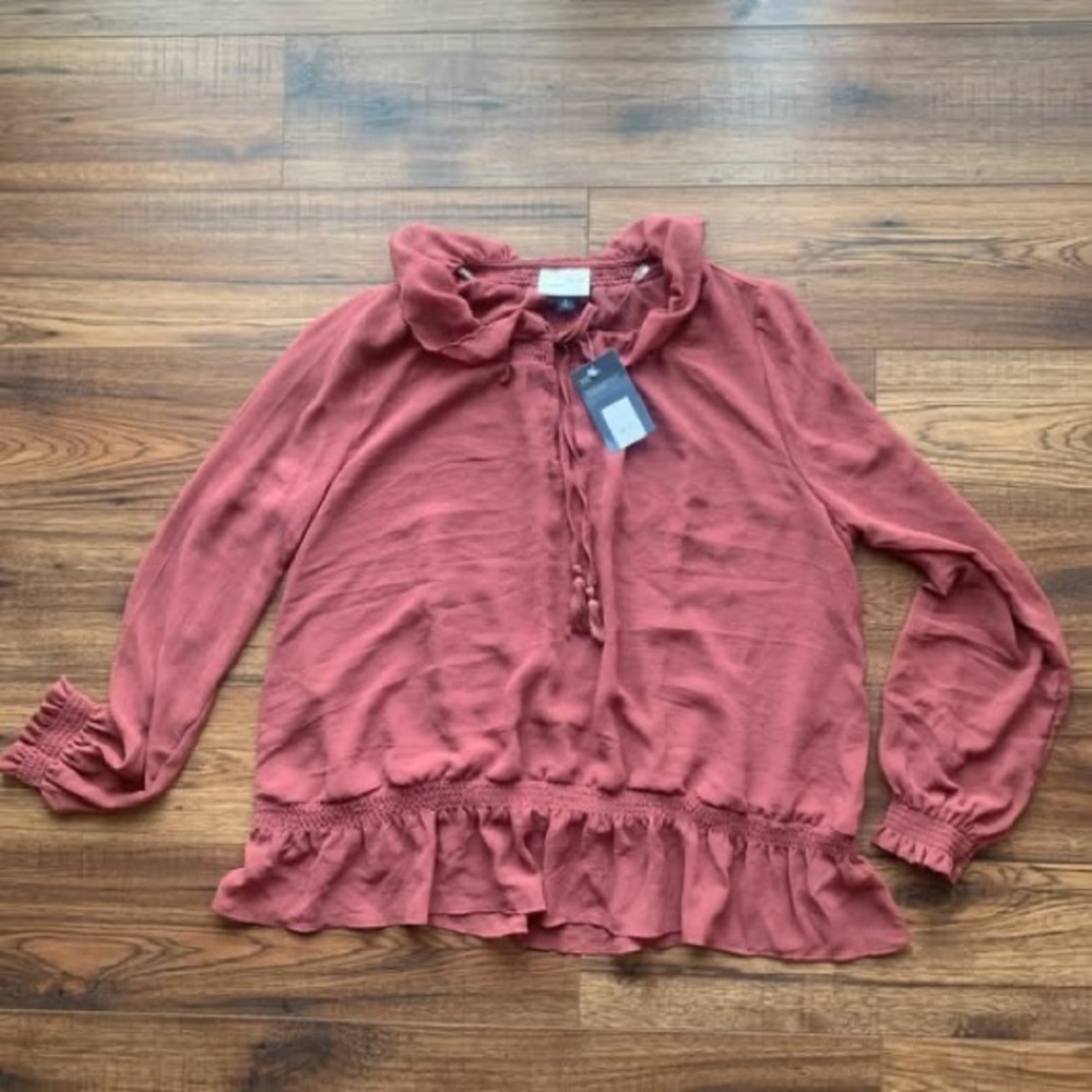 NWT Universal Thread Pink Bohemian Blouse